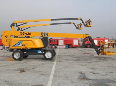Boom Lift Xga26 Manlift Piattaforma di lavoro aereo mobile da 26 m con braccio articolato in vendita